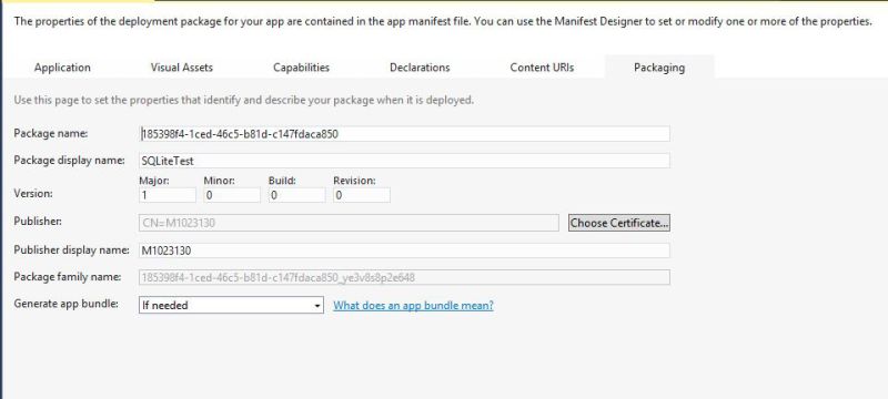 Package tab on the right side